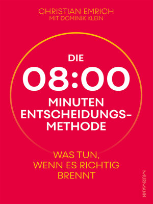 cover image of Die 8-Minuten-Entscheidungsmethode